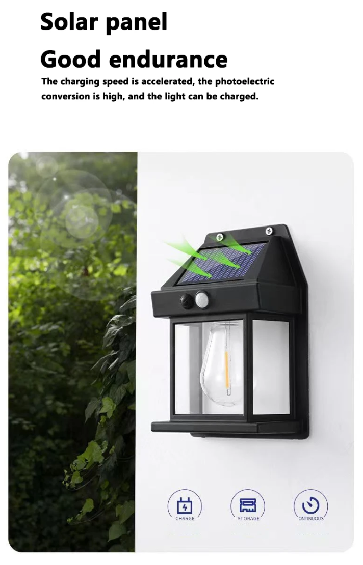 Gambar produk Brangdy Lampu Dinding Hias Outdoor Waterproof Warm White 5.5V - 888