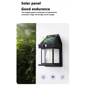Brangdy Lampu Dinding Hias Outdoor Waterproof Warm White 5.5V - 888