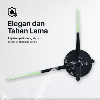 Gambar produk TaffHOME Jam Dinding Besar DIY Glow in The Dark 90-100cm - JM-03