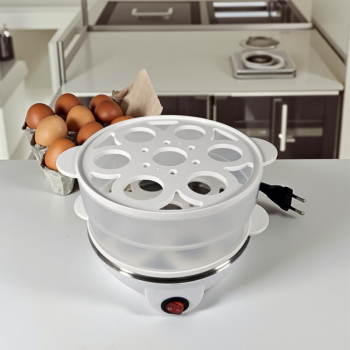 Gambar produk BONIN Alat Rebus Telur Elektrik Double Layer Egg Steamer 220V 350W - BN-20