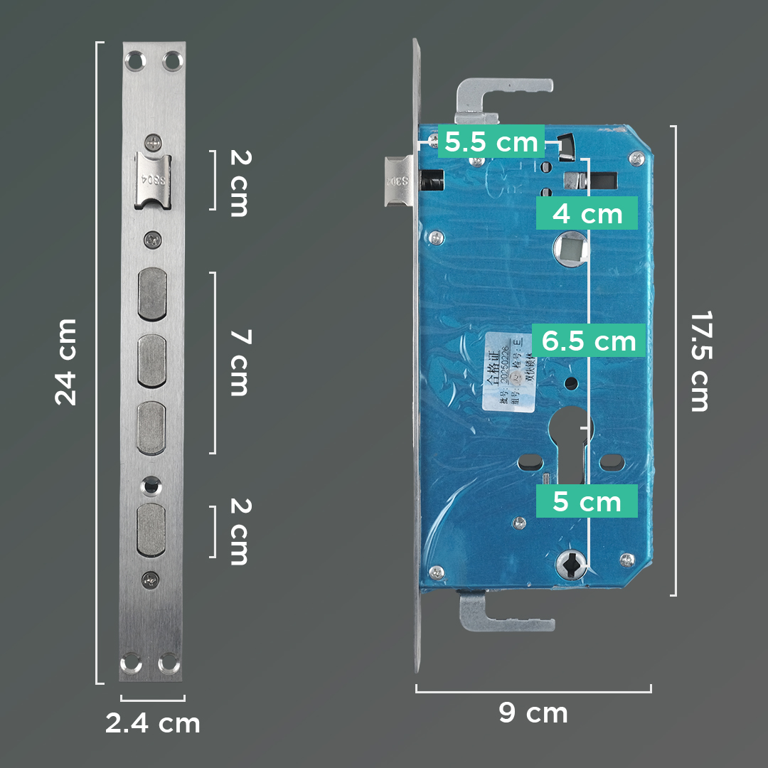MAISUSTY Smart Door Lock Fingerprint Password WiFi Tuya - G1F Gambar produk MAISUSTY Smart Door Lock Fingerprint Password WiFi Tuya - G1F