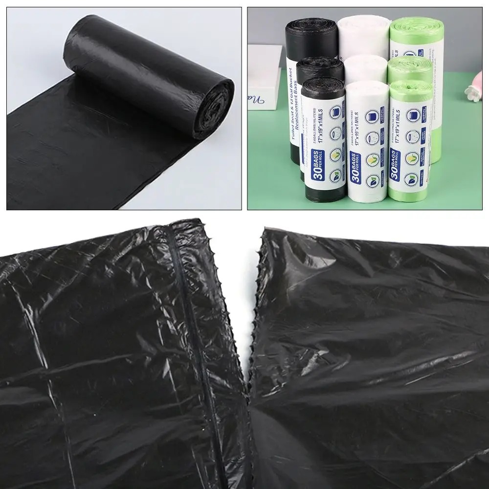 Gambar produk TRASU Kantong Plastik Sampah Disposable Trash Bag 45x55cm 100 PCS - TR-45