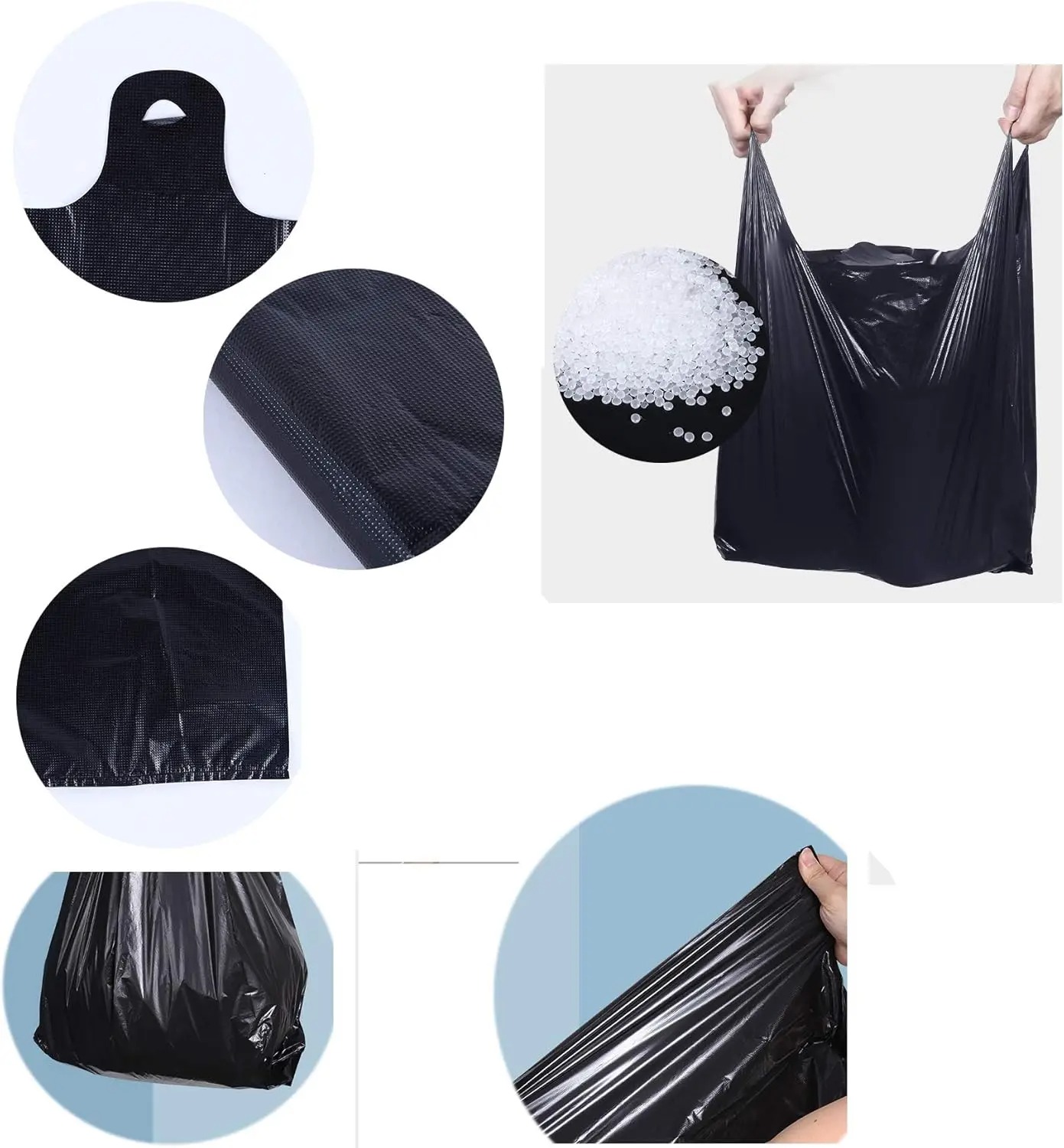 Gambar produk CERIU Kantong Plastik Kresek Disposable Plastic Bag 32x52cm 50 PCS - CR-50