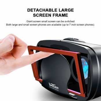 Gambar produk VRG VR Box 3D Virtual Reality Glasses Adjustable 7 Inch Smartphone - PRO