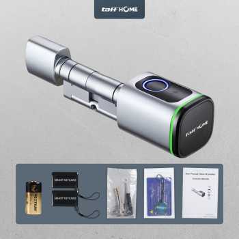 Gambar produk TaffHOME Smart Door Lock Fingerprint Bluetooth Card Alarm Tuya Smart - S1-B60