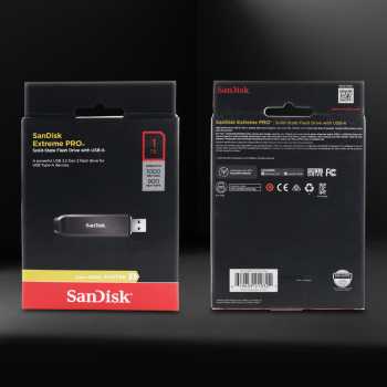 Gambar produk SanDisk Extreme PRO Flashdisk with USB Type A 3.2 Gen 2 1TB - SDCZ820