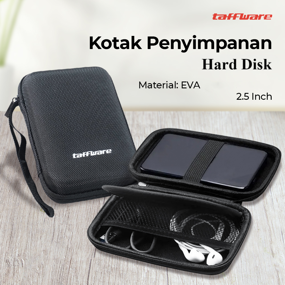 Gambar produk Taffware Kotak Penyimpanan Hard Disk HDD Protective EVA Case 2.5 Inch - C6961