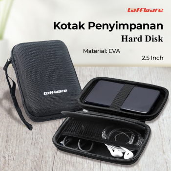 Taffware Kotak Penyimpanan Hard Disk HDD Protective EVA Case 2.5 Inch - C6961