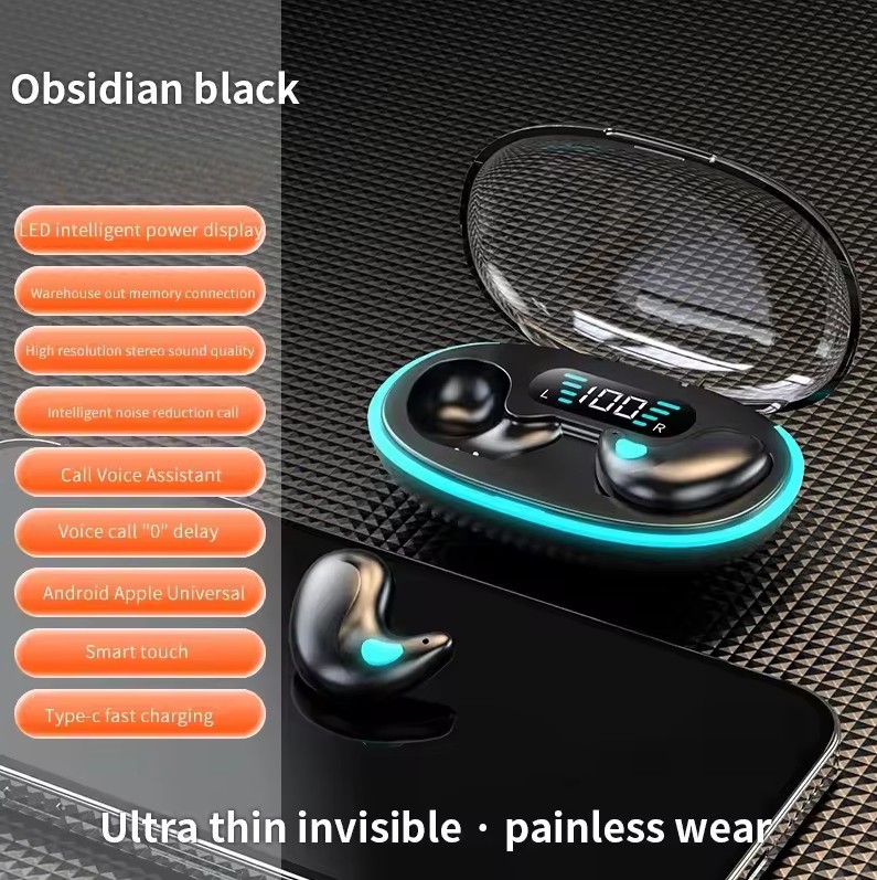 Gambar produk CHUBAN Earphone Bluetooth 5.4 TWS In Ear Ultra Thin Waterproof 150mAh - CH55