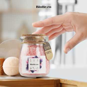 Gambar produk Biutte.co Garam Mandi Spa Aromaterapi Bath Salt 110g Rose - HK110