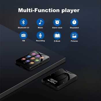 Gambar produk AIRME MP3 Digital Audio Player HiFi Bluetooth Touch Screen 300mAh - A240