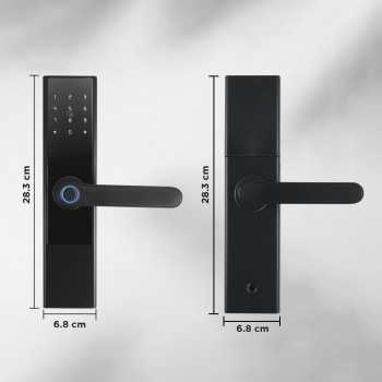 BILIXO Smart Door Lock Fingerprint Password Card RFID Alarm - N1F Gambar produk BILIXO Smart Door Lock Fingerprint Password Card RFID Alarm - N1F