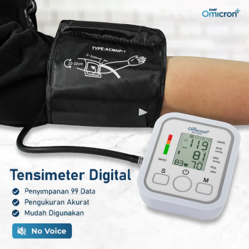 Gambar produk TaffOmicron Tensimeter Digital Pengukur Tekanan Darah Dual Power - BW-3205