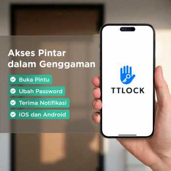 MAISUSTY Smart Door Lock TTLock App Fingerprint Password Card - G1F Gambar produk MAISUSTY Smart Door Lock TTLock App Fingerprint Password Card - G1F