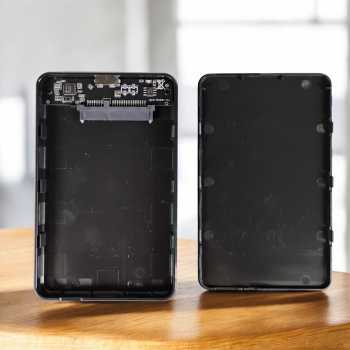 Gambar produk UTHAI Hard Drive SATA SSD Enclosure 2.5 Inch USB Micro B 3.0 5Gbps - SO1-25