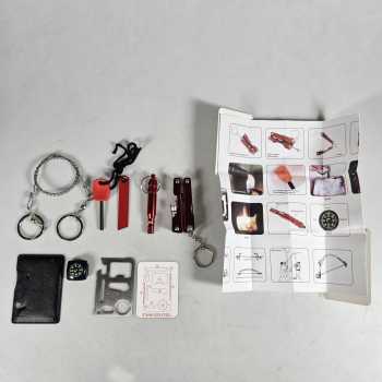 Gambar produk Portable SOS Multi Tool Kit Earthquake Emergency Outdoor Survival - JT21