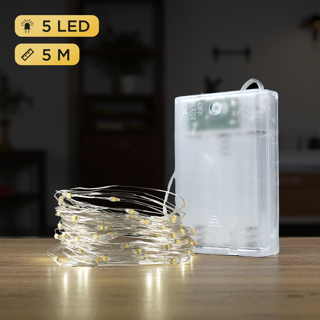 Gambar produk Lampu Hias String Lights Battery Box 50 LED 5M