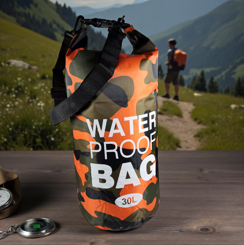 WATORU Tas Penyimpanan Anti Air Debu Outdoor Waterproof Dry Bag 30L - XAZ9 Gambar produk WATORU Tas Penyimpanan Anti Air Debu Outdoor Waterproof Dry Bag 30L - XAZ9
