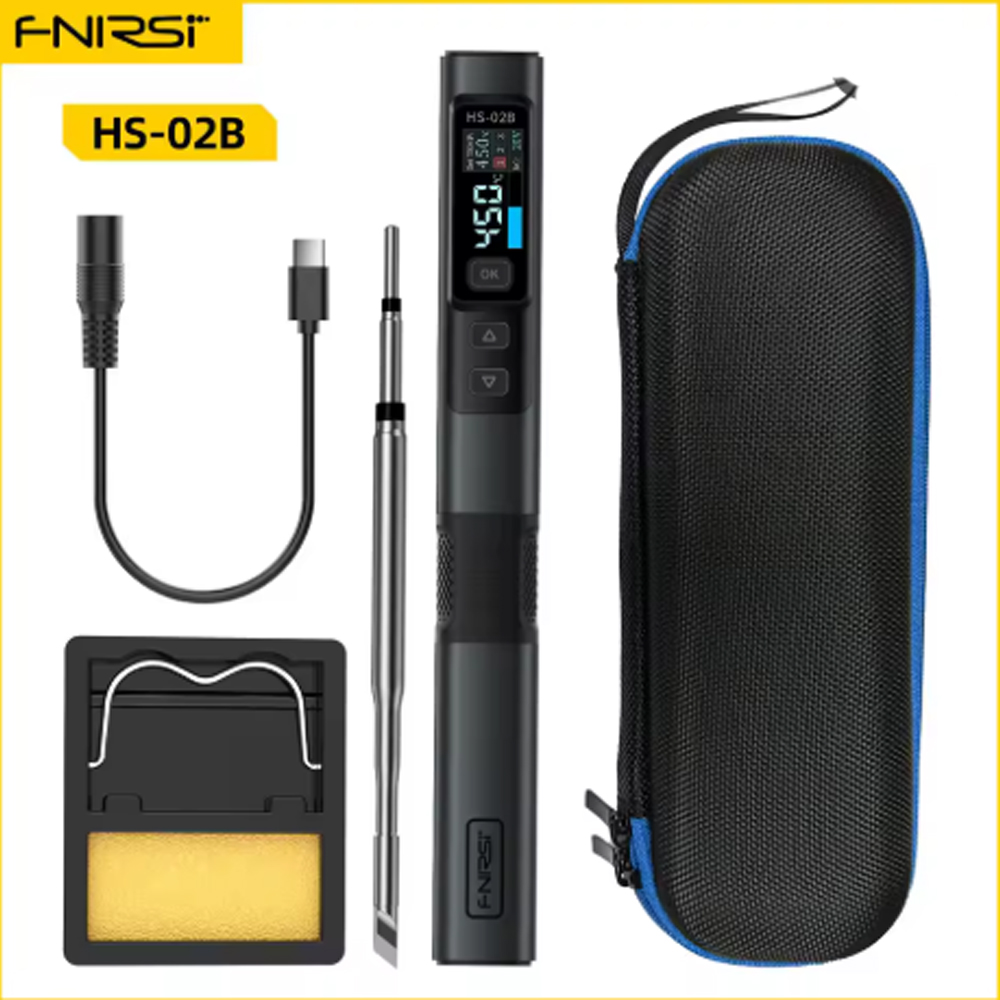 Gambar produk FNIRSI Solder Digital Adjustable Temperature Digital Screen 100W - HS-02B