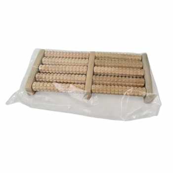 Gambar produk Slims Pijat Kaki Wooden Foot Roller Massager Reflexology 5 Row - SS01