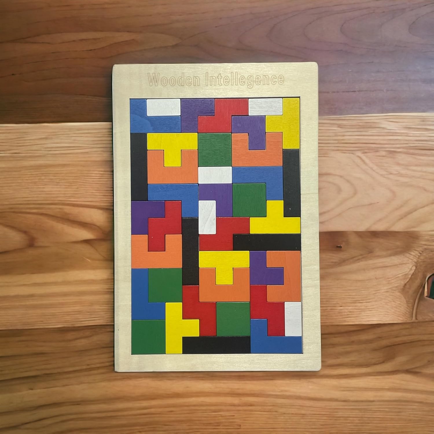 Gambar produk Mainan Puzzle Tangram Tetris Wooden Intelligence - WO01