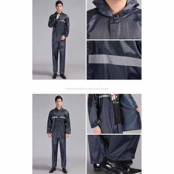 Gambar produk Jas Hujan Model Setelan PVC Raincoat Set XXXXL - T1B