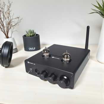 Fosi Audio Bluetooth Tube Amplifier Headphone Amp Stereo 100W - T20X