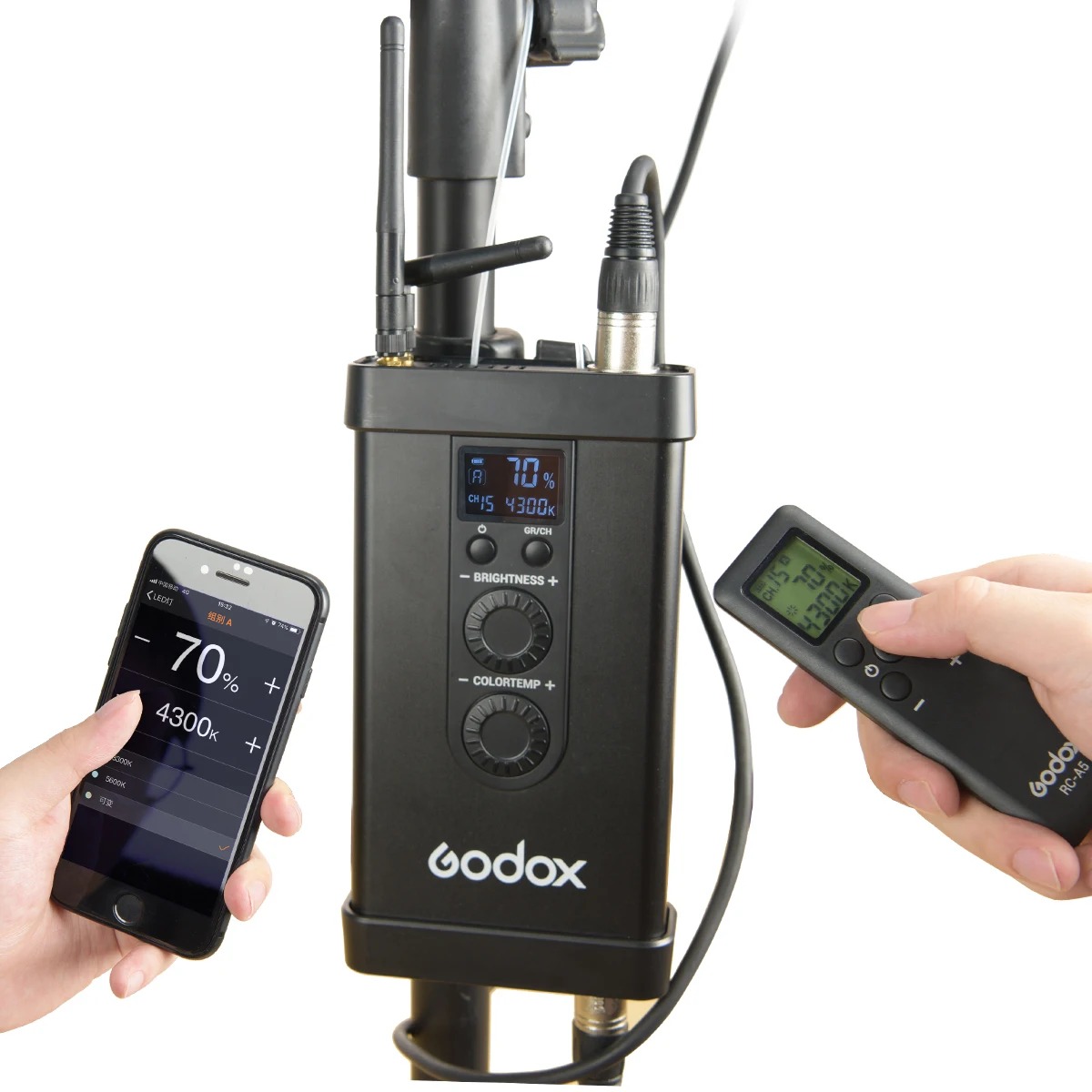 Gambar produk Godox Lampu Flexible LED Light 3300-5600K Wireless Control 150W - FL150S