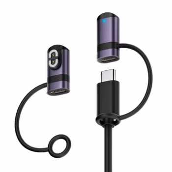 Gambar produk NAKU OTG Magnetic Charger Adaptor Smartwatch Type C Xiaotian Genius - NK-Z10