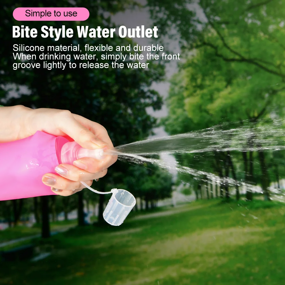 Gambar produk TaffSPORT Botol Minum Soft Flask Foldable Sport Water TPU 250ml - TF-25