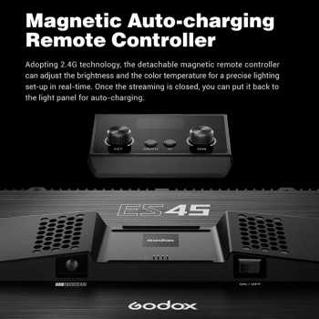 Gambar produk Godox Lampu Fill Light E-Sport LED 3in1 Color Adjustable with APP - ES45