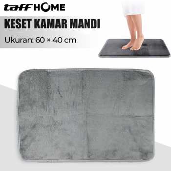 TaffHOME Keset Kamar Mandi Bathroom Mat Absorbent 60x40cm - LA-40