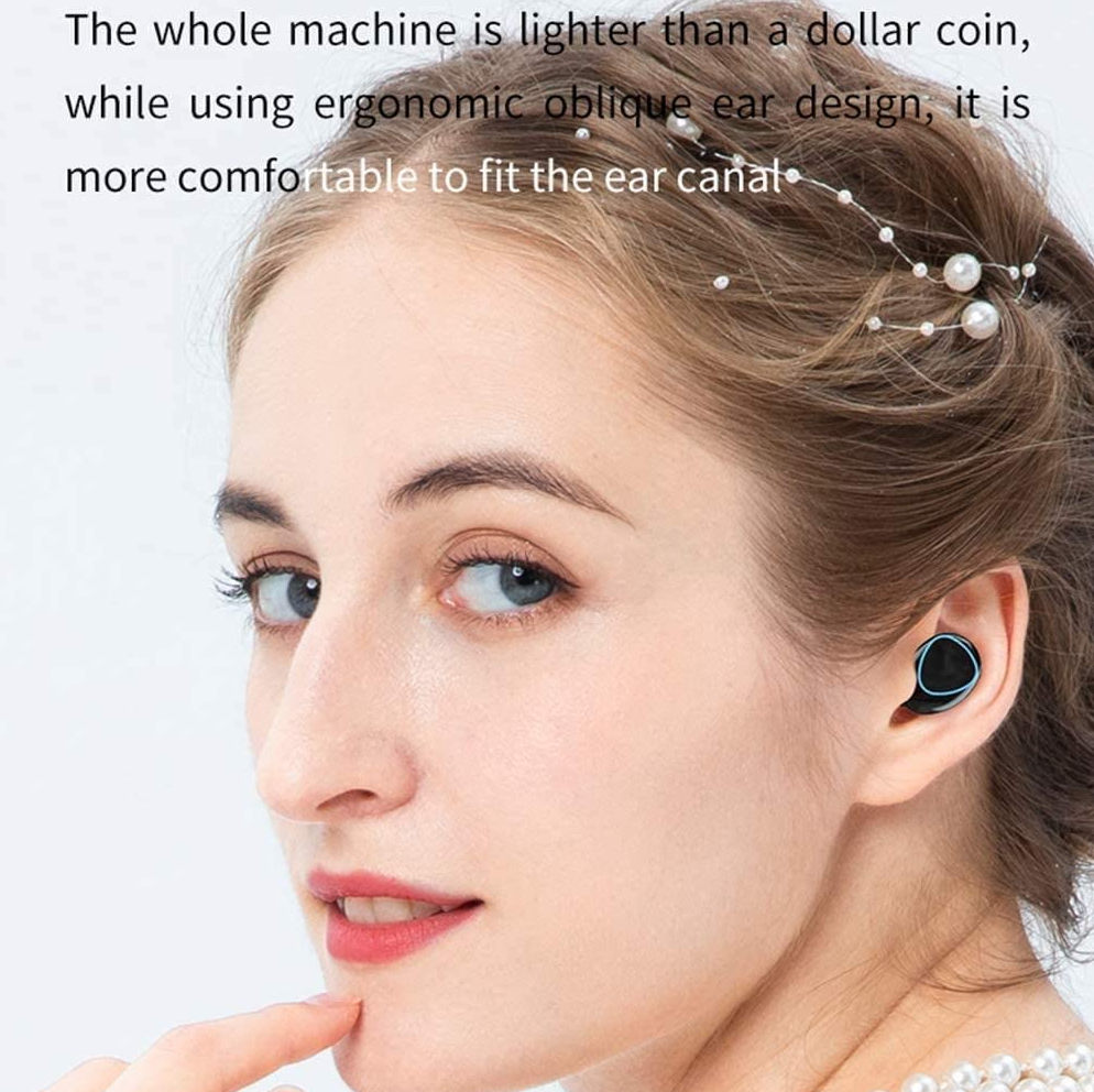 Gambar produk GLARIXA Earphone Bluetooth 5.4 TWS In Ear HiFi Sound Waterproof 400mAh - M10-02