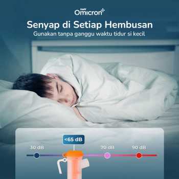 Gambar produk TaffOmicron Alat Terapi Pernapasan Compressor Nebulizer Inhaler - GS-302