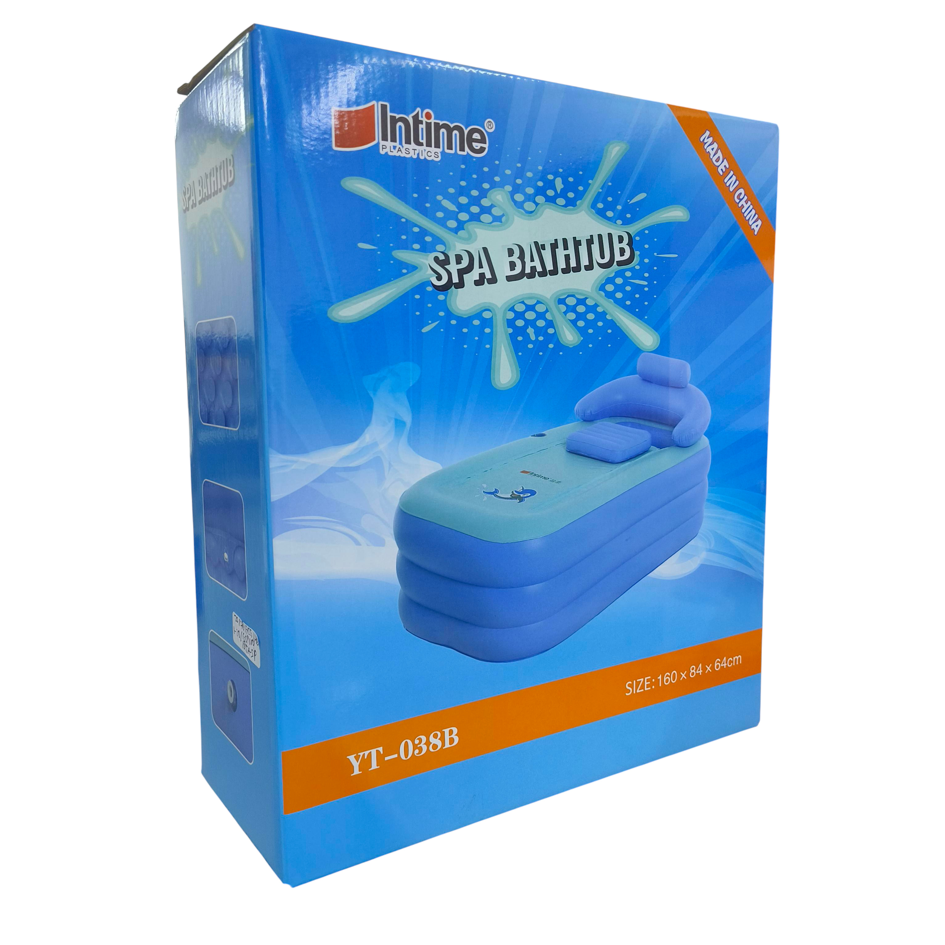 Gambar produk Intime Kolam SPA Bathtub Portable Folding Inflatable 160 x 84 x 64 cm - YT-038B