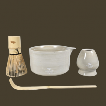 Gambar produk One Two Cups Matcha Set Kit Set Chawan Chasen Stand Chashaku 4 PCS - MYV16D