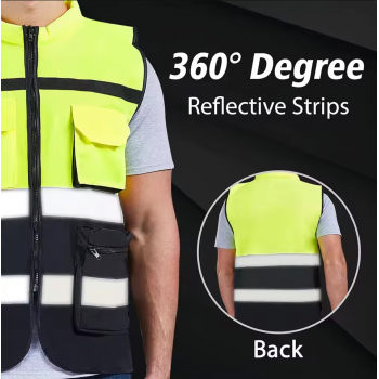 Gambar produk LIKAI Rompi Proyek K3 Safety Vest Reflective High Visibility Polyester XL - 314