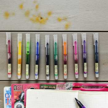 Xuanxuan Pulpen Bolpen Warna Warni Color Ballpoint Gel Pen 0.5mm 10PCS - XX633