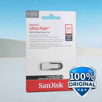 Gambar produk SanDisk Ultra Flair Flashdisk USB 3.0 64GB - SDCZ73