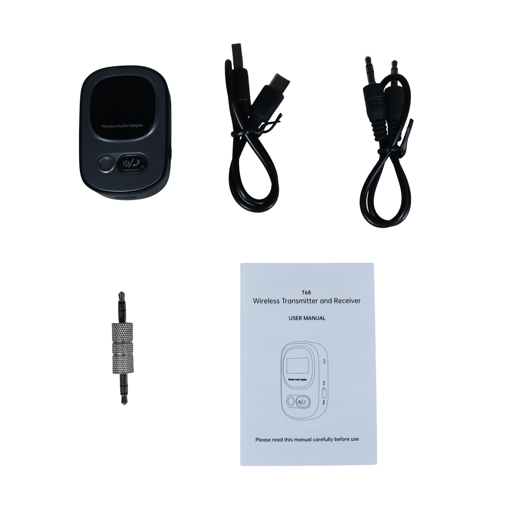 VIKEFON Bluetooth Adapter 2in1 Transmitter Receiver Audio 5.3 2.4GHz - T68 Gambar produk VIKEFON Bluetooth Adapter 2in1 Transmitter Receiver Audio 5.3 2.4GHz - T68