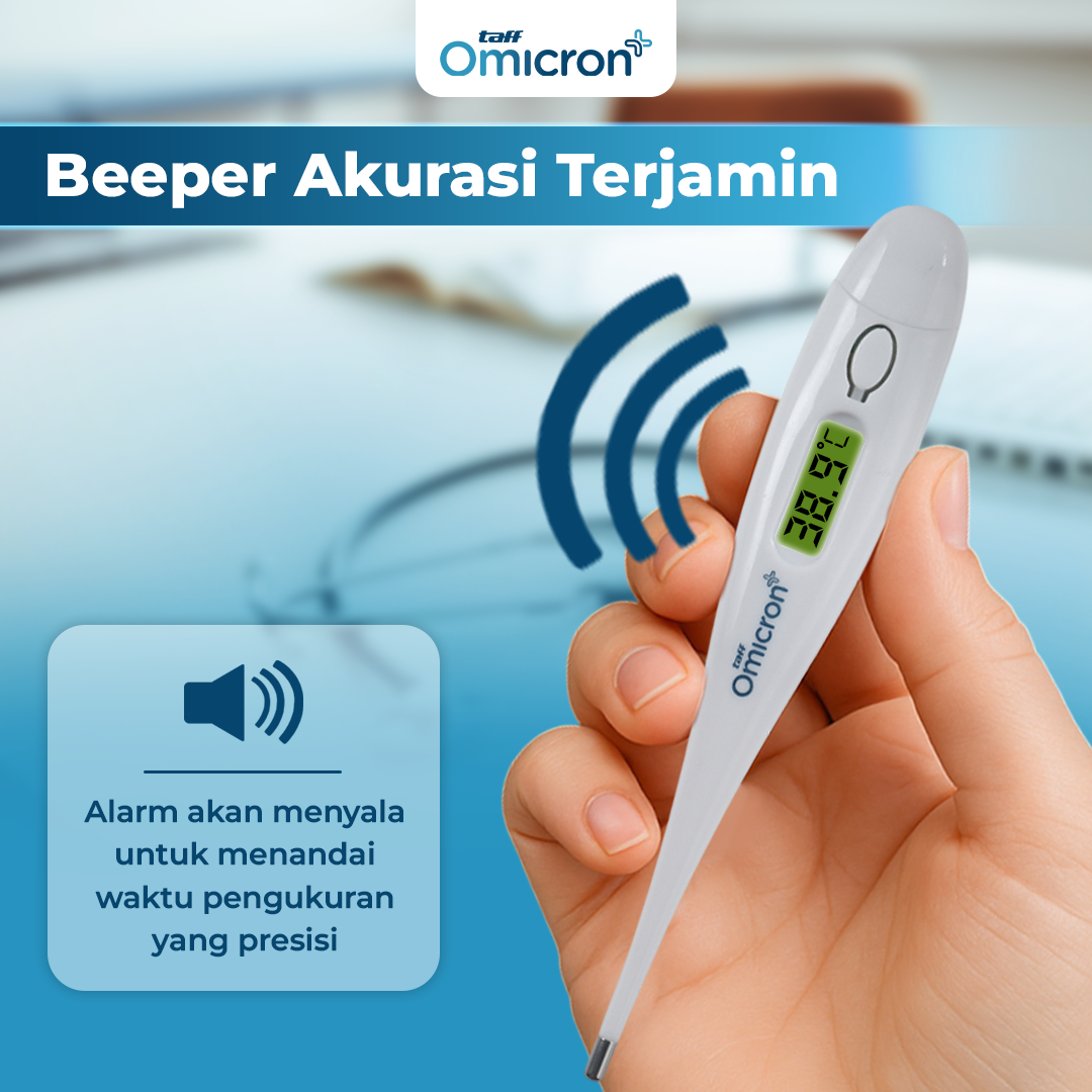Gambar produk TaffOmicron Digital Thermometer with Beeper - KT-DT4B