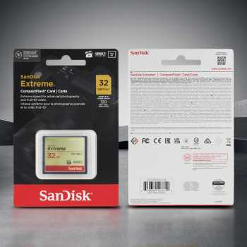 Gambar produk SanDisk Extreme Compact Flash Card VGP-20 120MB/s 32GB - SDCFXSB