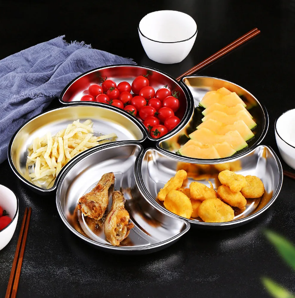 ATH Nampan Tray Mangkuk Makanan Bulan Sabit Stainless 201 25x16x3cm - AT25 Gambar produk ATH Nampan Tray Mangkuk Makanan Bulan Sabit Stainless 201 25x16x3cm - AT25