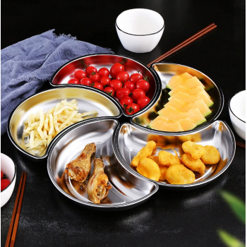 ATH Nampan Tray Mangkuk Makanan Bulan Sabit Stainless 201 25x16x3cm - AT25 Gambar produk ATH Nampan Tray Mangkuk Makanan Bulan Sabit Stainless 201 25x16x3cm - AT25