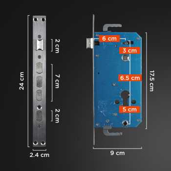 Glomarket Smart Door Lock Fingerprint Face Recognition Eques Intercom - B02RL-DJ Gambar produk Glomarket Smart Door Lock Fingerprint Face Recognition Eques Intercom - B02RL-DJ