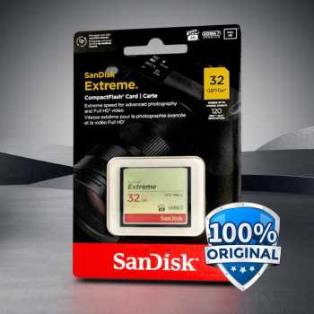 Gambar produk SanDisk Extreme Compact Flash Card VGP-20 120MB/s 32GB - SDCFXSB
