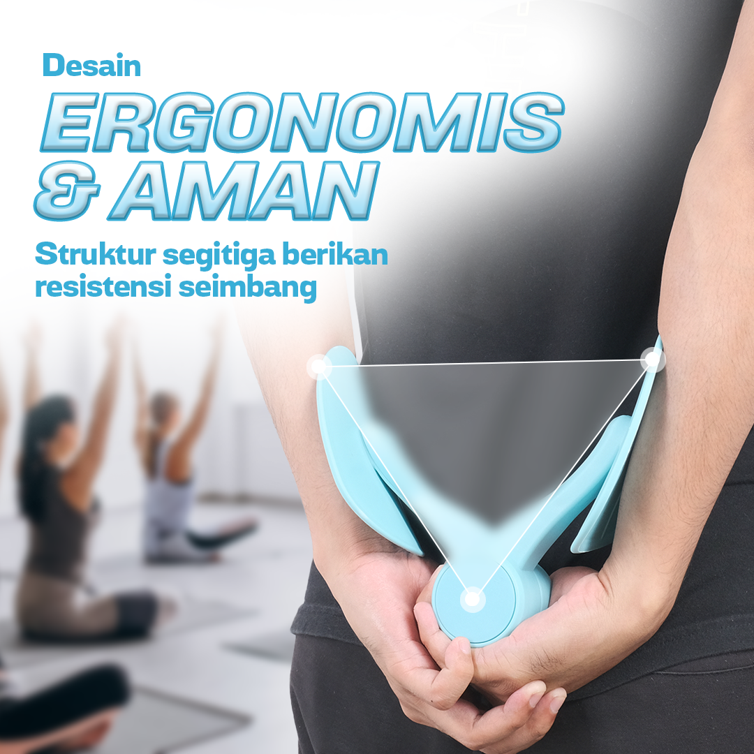 FT Hip Trainer Alat Fitness Senam Kegel Anti Slip Daya Baterai - HY-123 Gambar produk FT Hip Trainer Alat Fitness Senam Kegel Anti Slip Daya Baterai - HY-123
