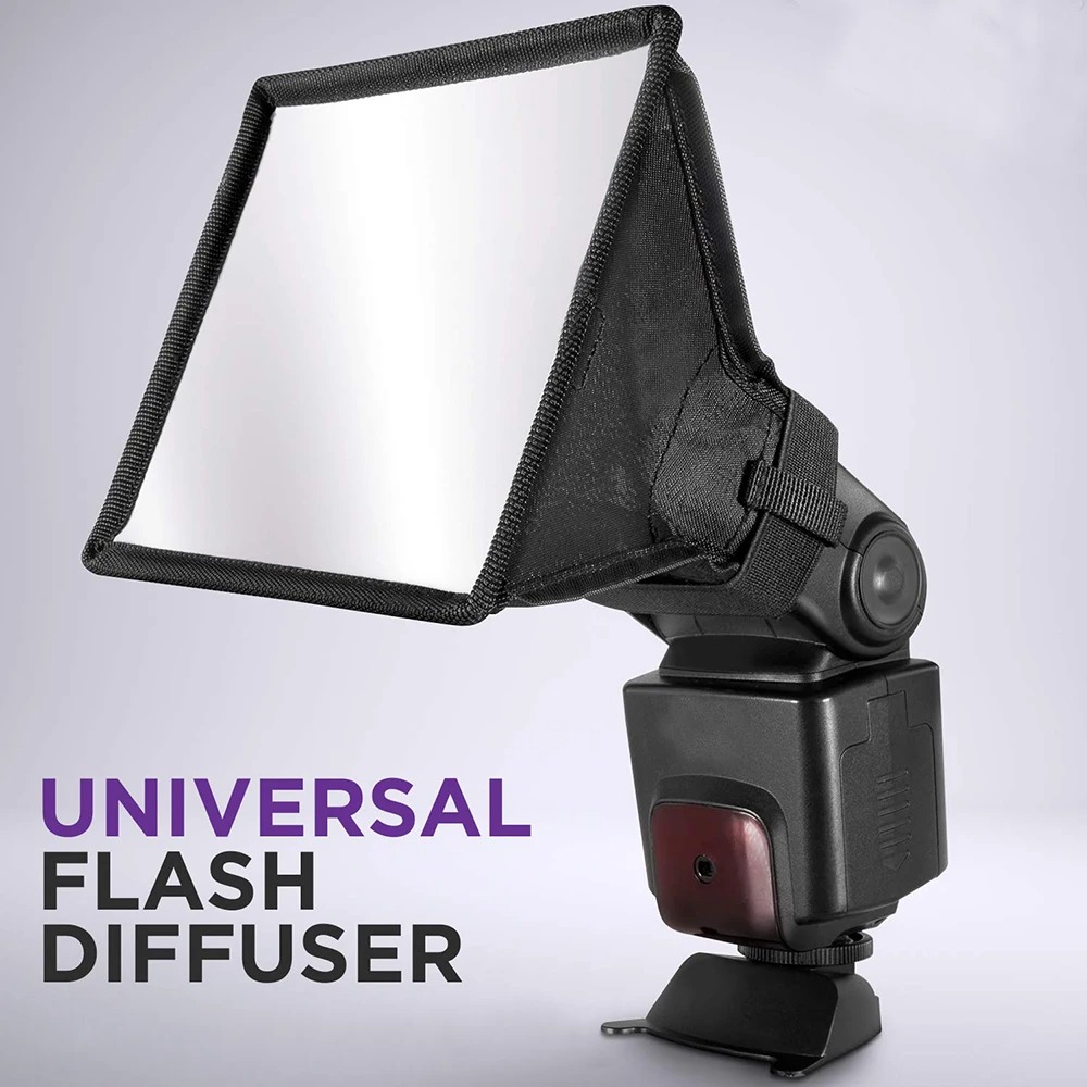 EXSKOF Kamera Flash Diffuser Softbox Square Universal Foldable 17x15cm - EXS-30 Gambar produk EXSKOF Kamera Flash Diffuser Softbox Square Universal Foldable 17x15cm - EXS-30