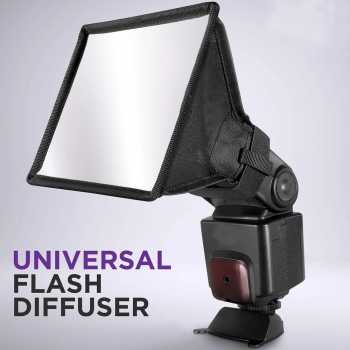 EXSKOF Kamera Flash Diffuser Softbox Square Universal Foldable - EXS-30