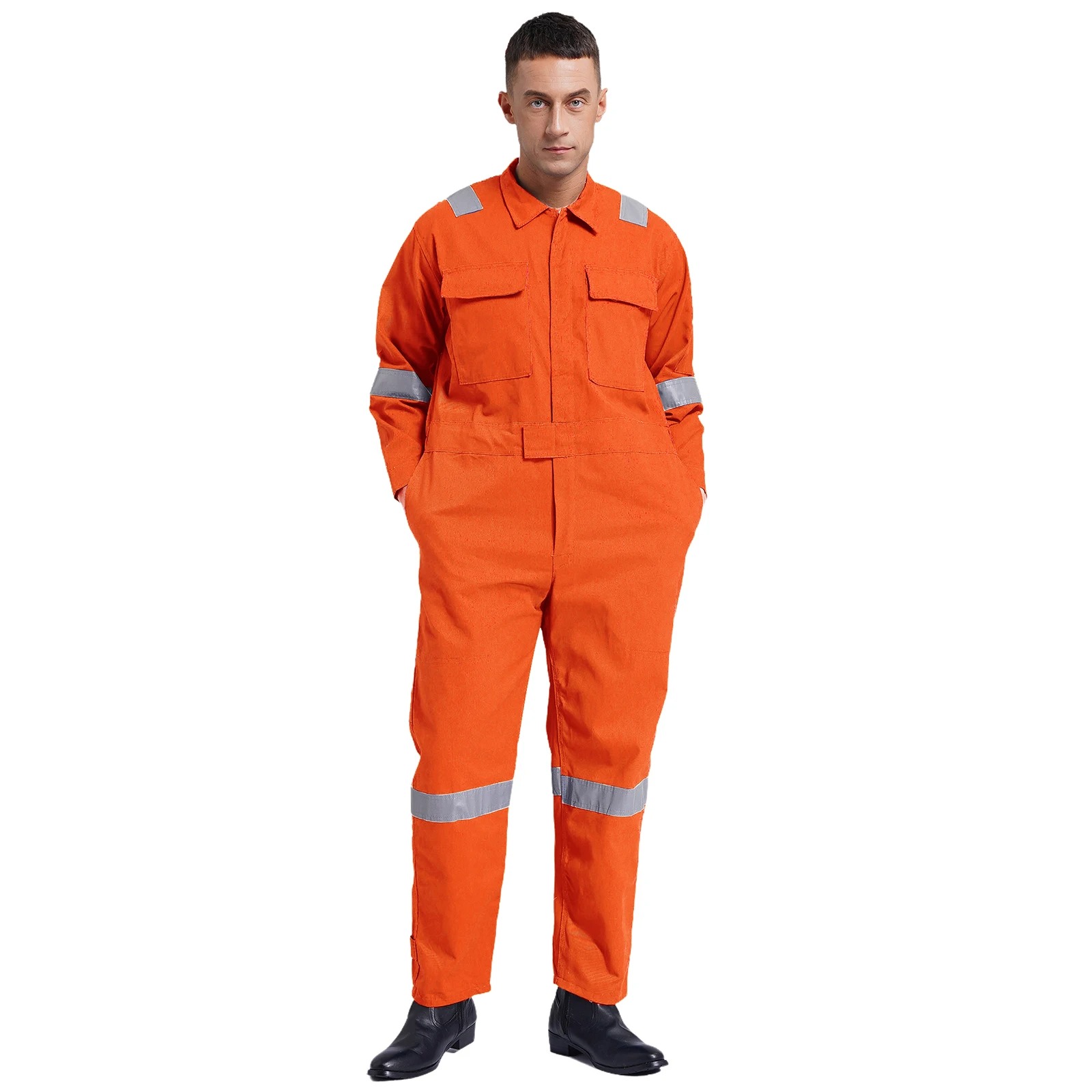 Gambar produk Doomiva Pakaian Kerja Safety Wearpack Coverall Reflective Strips XL - DM-480